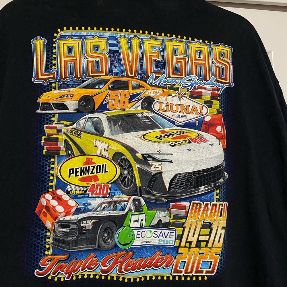 Nascar Shirt Las Vegas Motor Speedway 2XL - 100% Cotton